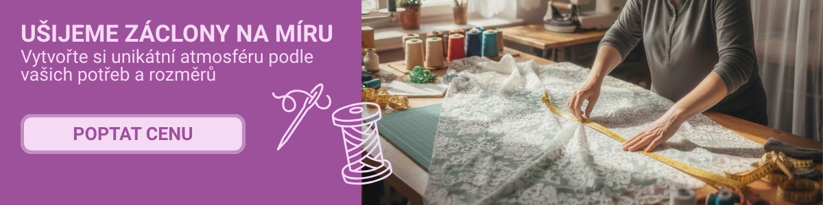 Záclony na míru