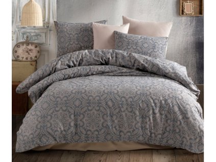 Bavlněné povlečení Taťána hnědé různé rozměry (1)