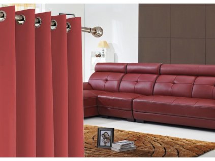 Hotový hrubý závěs Radek 140x250cm na kolečkách / kroužcích různé barvy