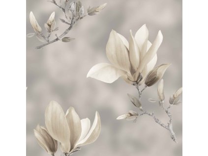 Hotový luxusní závěs s motivem magnólie, 140 × 250 cm, více barev  Hotový závěs na řasící pásce, květinový vzor