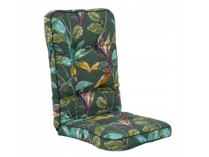 Polstr na zahradní křeslo 124×48 cm – Exotic zelený  Polstr na zahradní křeslo, vícebarevný