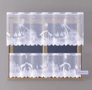 Vánoční záclony skladem zde 👉 https://www.deveri.cz/vanoce/